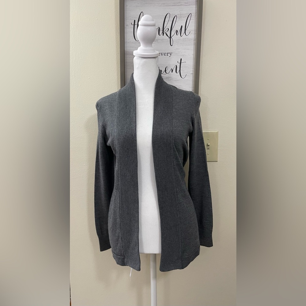 Talbots Women’s Cardigan Open Front Pure Merino Wool Sz Small. - Picture 6 of 17